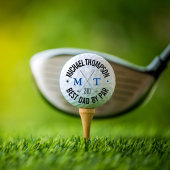 Balles De Golf Créez vos boules de golf de meilleur papa Monogram