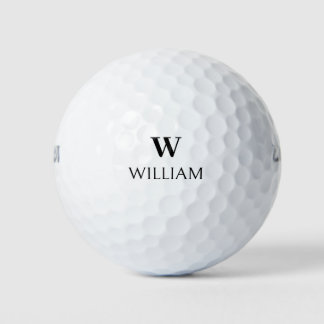 Balles De Golf Créez Vos Propres Initiales De Monogrammes Élégant