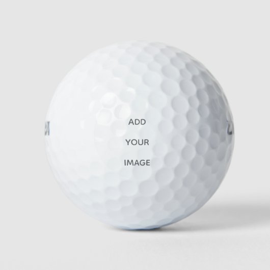 Balles De Golf Créez votre propre blanc  (Devant)