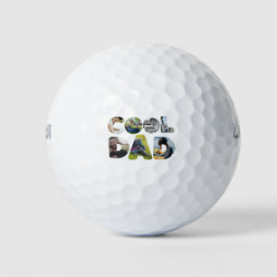 Balles De Golf Créez votre propre cool papa 7 lettre photo pour l