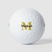 Balles De Golf Créez votre propre monogramme (Devant)