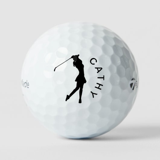Balles De Golf Créez votre propre nom de logo Golfer personnalisé (Recto)