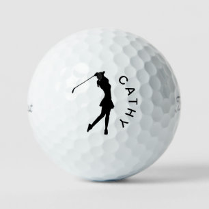Balles De Golf Créez votre propre nom de logo Golfer personnalisé