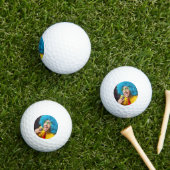 Balles De Golf Créez votre propre photo (Herbe in situ)