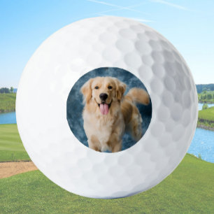 Balles De Golf Créez votre propre photo de chien personnalisée