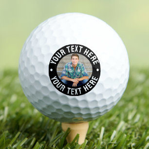Balles De Golf Créez votre propre photo texte