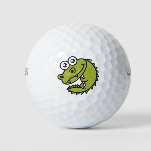 Balles De Golf Crocodile Cute Baby Croc (Devant)