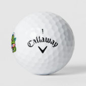 Balles De Golf Crocodile d'été drôle et stressé (Logo)