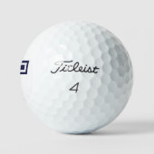 Balles De Golf Croix chrétienne bleue différentes variantes (Logo)