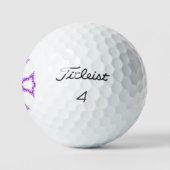 Balles De Golf Croix chrétienne rose (Logo)
