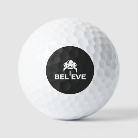 Balles De Golf Croyez en UFO'S (Recto)