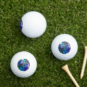 Balles De Golf Cube de puzzle chromé futuriste (Herbe in situ)
