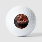 Balles De Golf Cube orné sur la falaise volcanique (Recto)