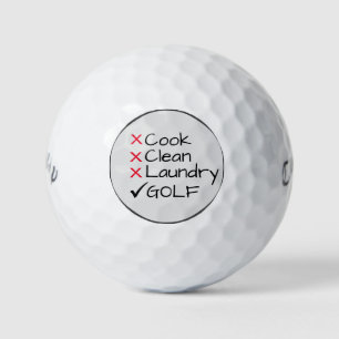 Balles De Golf Cuisiner Blanchisserie Humour de golf