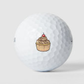 Balles De Golf cupcake au chocolat (Devant)