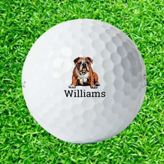 Balles De Golf  Custom Bulldog  
