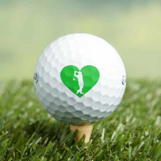Balles De Golf Custom Callaway Soft Golf Balls - I Love Golf (T-shirt Insitu)