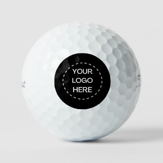 Balles De Golf Custom Double Sided Logo (Recto)