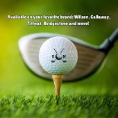 Balles De Golf Custom Initial modern