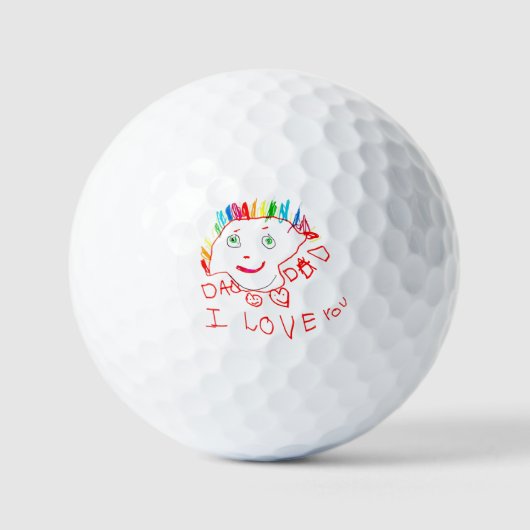Balles De Golf Custom Kids' Art Keepsake (Recto)