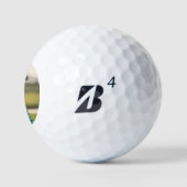 Balles De Golf Custom Photo Golf Ball with Text Personalization (Logo)