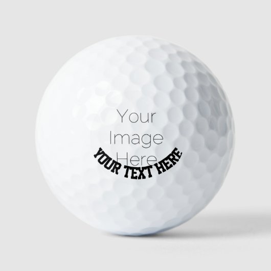 Balles De Golf Custom Photo – Personalized text (Recto)
