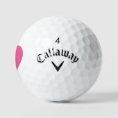 Balles De Golf Custom Pink Callaway Golf Balls | Soft Feel (Logo)