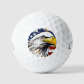 Balles De Golf Custom Veterans Gift - Callaway Bald Eagle  (Recto)