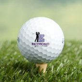 Balles De Golf Custom Z Purple Initial Mark - to identify golfer (T-shirt Insitu)