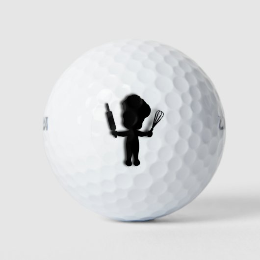 Balles De Golf Cute Baker (Devant)