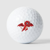Balles De Golf Cute cartoon flying devil (Recto)