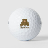 Balles De Golf Cute Cudly Brown bébé Teddy Bear Cub (Devant)
