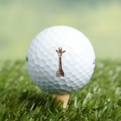Balles De Golf Cute giraffe face (T-shirt Insitu)