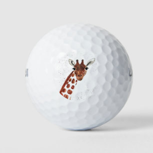 Balles De Golf Cute Giraffe Safari Animal Afrique Nature