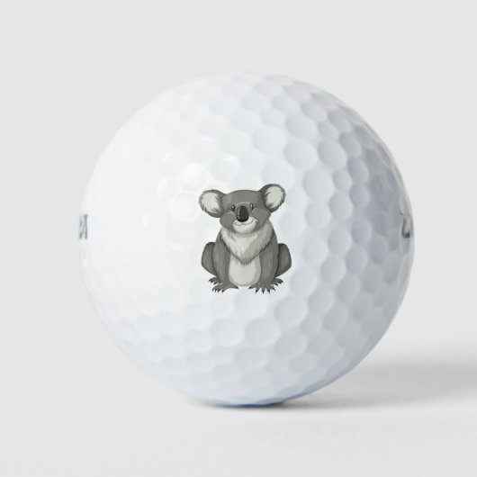 Balles De Golf Cute koala (Devant)