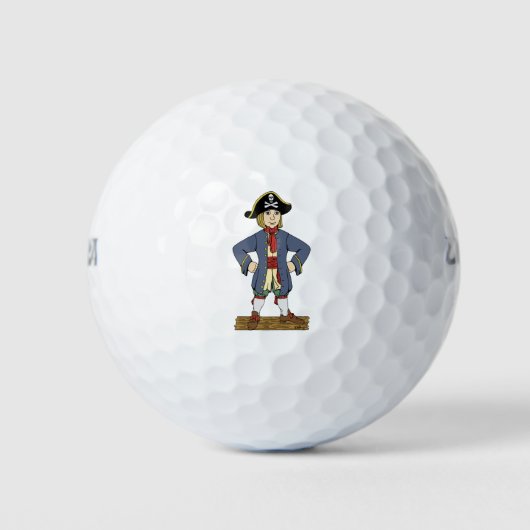 Balles De Golf Cute Pirate Lad (Devant)