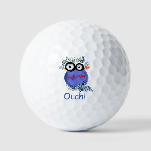 Balles De Golf Cute Save The Planet Golf Balls (Recto)
