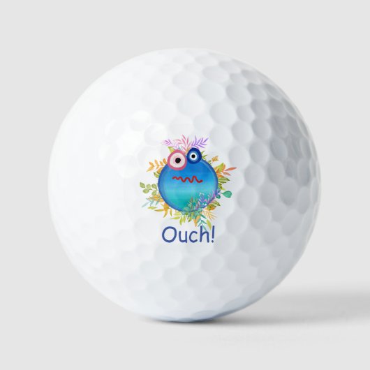 Balles De Golf Cute Save The Planet Golf Balls (Recto)