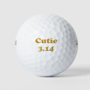 Balles De Golf Cutie 3,14 Pi Jour Coeur rose