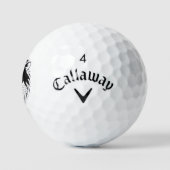 Balles De Golf Cyberpunk Lion Golf Ball-Futuristic Bold Design ⛳ (Logo)