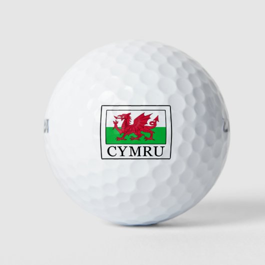 Balles De Golf Cymru (Devant)