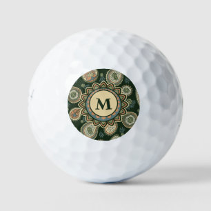 Balles De Golf Cypress Paisley Motif Golf Balls