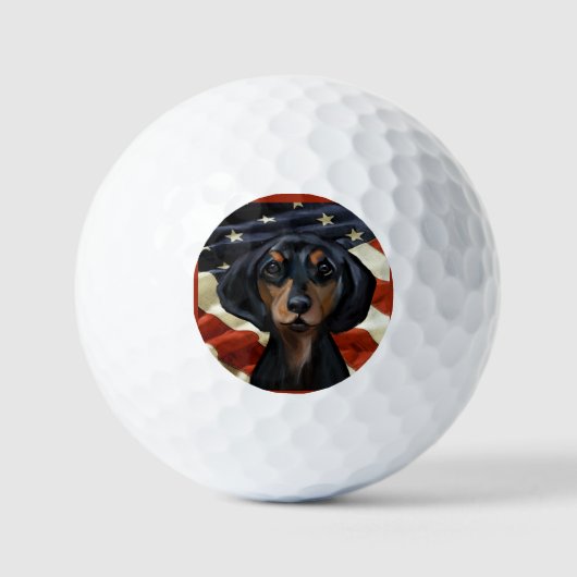 BALLES DE GOLF DACHSHUND (Recto)