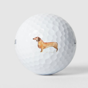 Balles De Golf Dachshund Chien Wiener Animal mignonne Chien Chien