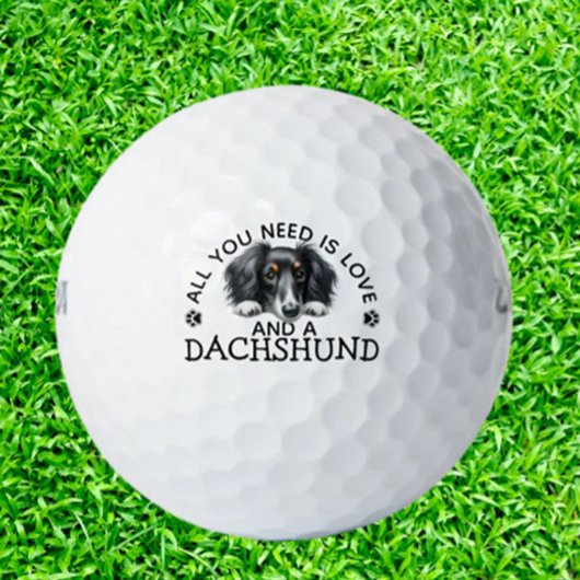 Balles De Golf Dachshund Golf Balls