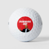 BALLES DE GOLF DAD GOLF BALLS DONALD TRUMP BEAU PÈRE (Devant)