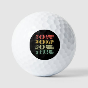 Balles De Golf Dada. Papa. Fête des pères Golf Balls