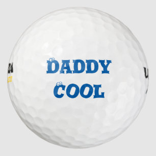 Balles De Golf Daddy Cool Blue Fête des pères Cadeaux Jeux de spo