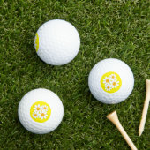 Balles De Golf Daisy Lumineuse et Audacieuse (Herbe in situ)
