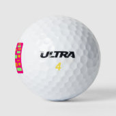 BALLES DE GOLF DAME ROSE (Logo)